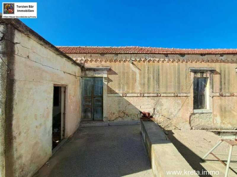 Galia Charmantes, renovierungsbedürftiges Haus mit Meerblick in Galia, Kreta Haus kaufen